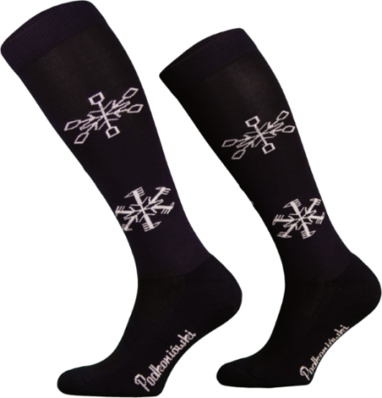 Podkolanówki jeździeckie COMODO SJP - śnieżynki