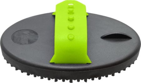 Zgrzebło igiełkowe V-PLAST limonka