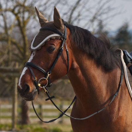 Nauszniki HORZE Windsor jasnobrązowe