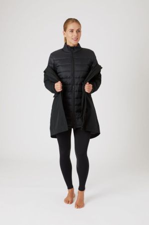 Kurtka HORZE damska ocieplana 3-w-1 Isabella czarna