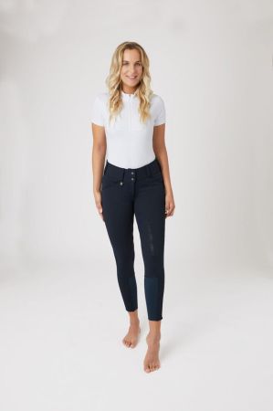 Bryczesy HORZE Grand Prix Thermo Softshell damskie ciemnoniebieskie