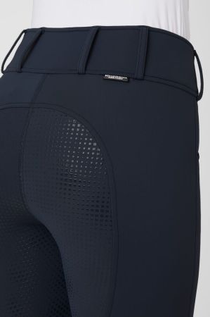 Bryczesy HORZE Grand Prix Thermo Softshell damskie ciemnoniebieskie