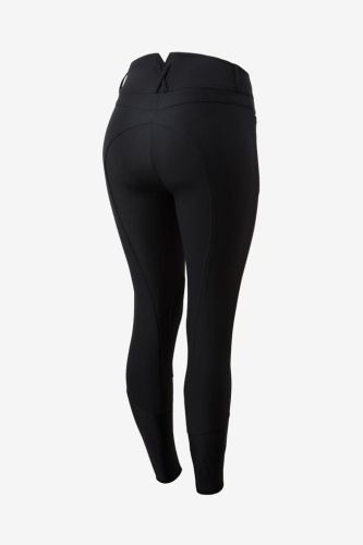 Przejdź do produktu Bryczesy HORZE lekkie ze stretchem i skórzanym, lejem kolanowym Angelina czarne