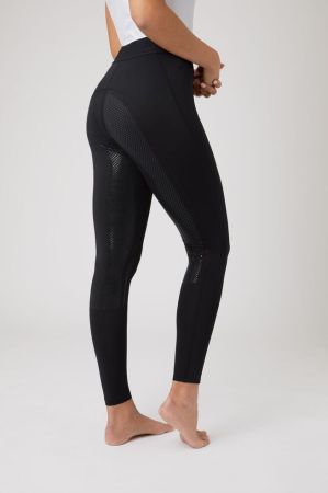 Legginsy HORZE z pełnym lejem silikonowym Madison czarne