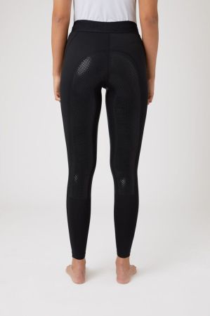 Legginsy HORZE z pełnym lejem silikonowym Madison czarne