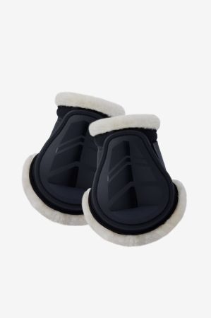 Ochraniacze HORZE Caliber Fetlock z Futerkiem czarne