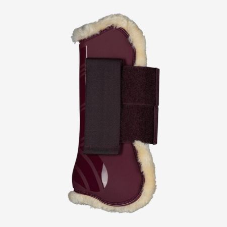 Ochraniacze HORZE Windsor ze sztucznym futerkiem, przody ciemnoczerwone