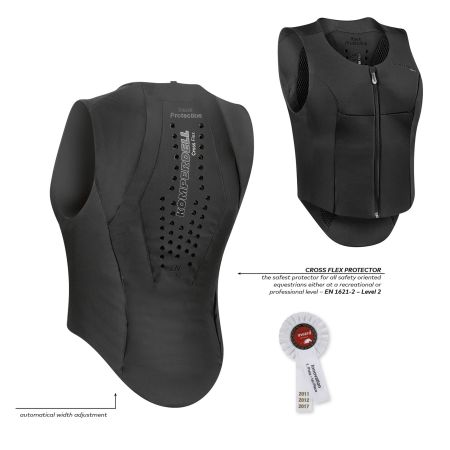 Kamizelka ochronna KOMPERDELL Ballistic FlexFit Slim czarno-srebrna