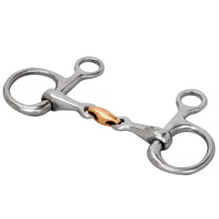 Wędzidło START baucher anat/miedź/ł pełne 2*łamane