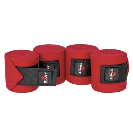 Bandaże polarowe START 3M opakowanie 4szt. czerwony