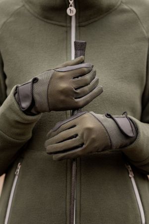 Rękawiczki HORZE Leni damskie letnie zielone