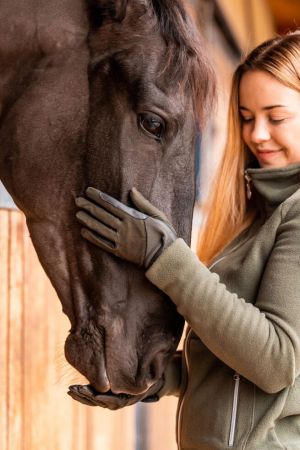 Rękawiczki HORZE Leni damskie letnie zielone