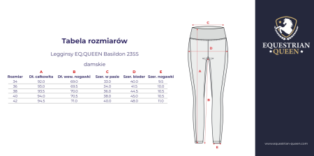 Legginsy EQ.QUEEN Basildon