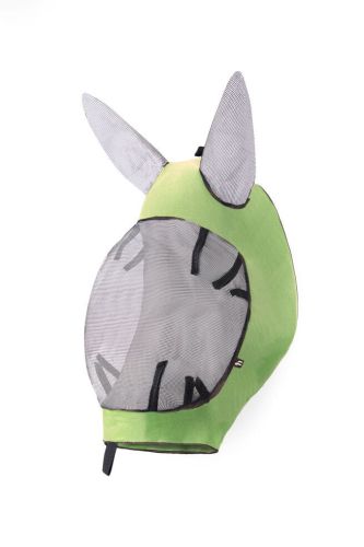 Przejdź do produktu Maska HORZE przeciw owadom miękka, elastyczna jasnozielona