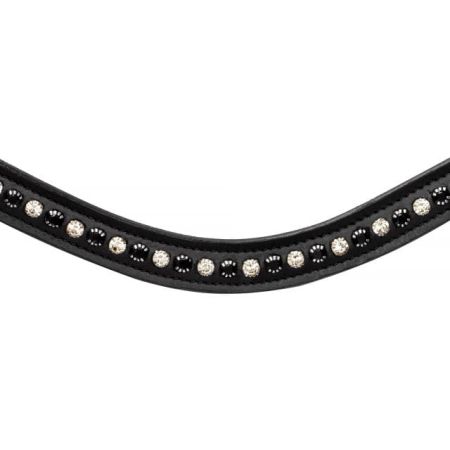 Naczółek EQ.QUEEN Io czarno-srebrny