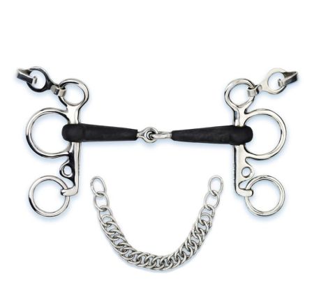 Pelham STUBBEN gumowy pojedynczo łamany 2242