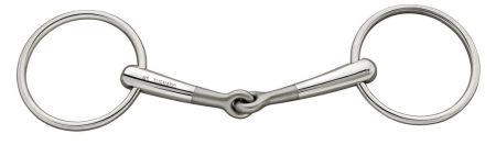 Wędzidło SPRENGER Turnado pojedynczo łamane z luźnymi pierścieniami stal nierdzewna