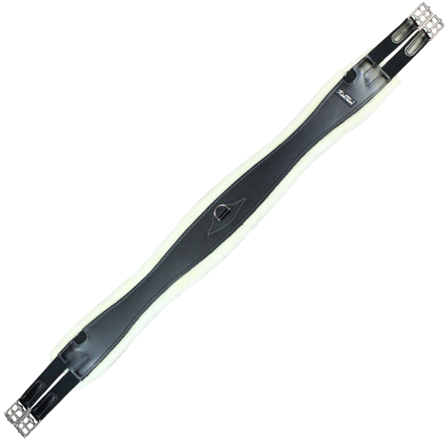 Przejdź do produktu Popręg KENTAUR Verona ze sztucznym futrem owczym z gumami po obu stronach 