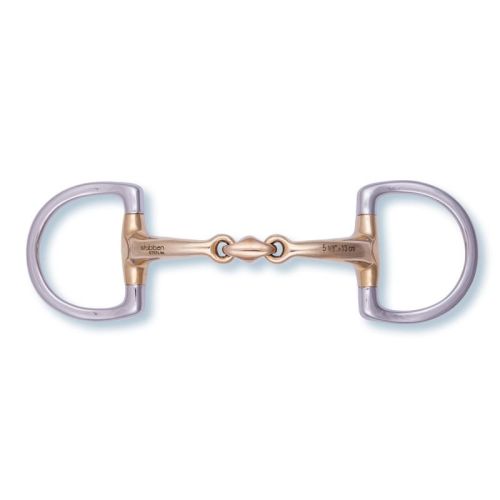 Przejdź do produktu Wędzidło STÜBBEN 2252 D-ring Anatomiczne  2x  łamane