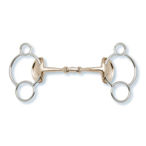 Przejdź do produktu Wędzidło STÜBBEN 2268 Golden Wings Gag wielokrążek