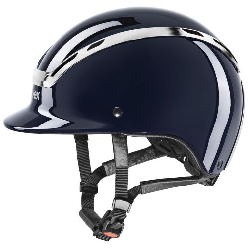 Przejdź do produktu Kask UVEX Exxeed shiny chrome granatowy