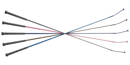 Przejdź do produktu Bat ujeżdżeniowy FLECK z karbowaną rączką brązowy