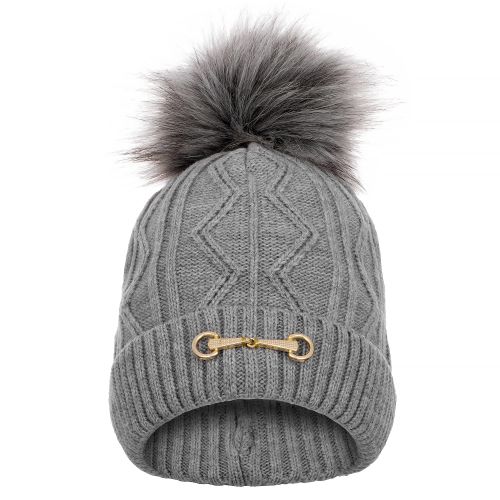 Przejdź do produktu Czapka EQ.QUEEN Eden 24AW damska jasnoszara