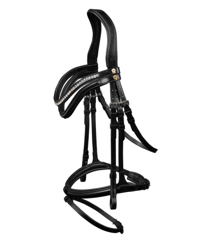 Przejdź do produktu Ogłowie WALDHAUSEN S-Line Harmony czarne