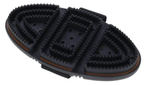 Przejdź do produktu Zgrzebło COVALLIERO Flex 2K, brązowy/czarny, 18,5 cm