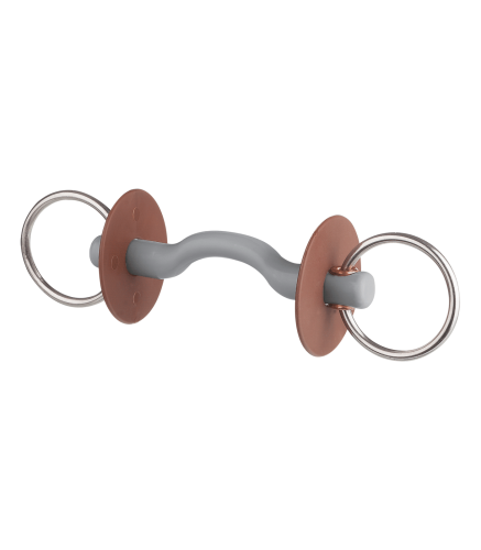 Przejdź do produktu Wędzidło BERIS z luźnymi pierścieniami Tongue Port Bar – pierścienie 7,5 cm