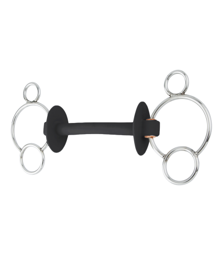 Przejdź do produktu Wędzidło proste BERIS 3-Ring PRIME