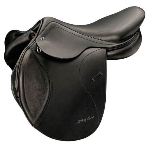 Przejdź do produktu Siodło skokowe DAW-MAG Mściwoj Kiecoń Exclusive czarne 17" M z białą bizą