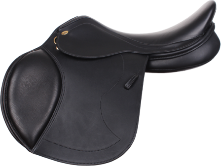 Siodło skokowe KENTAUR Naxos czarne - poduszki wełniane.png