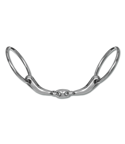 Przejdź do produktu Wędzidło WALDHAUSEN anatomiczne, podwójnie łamane
