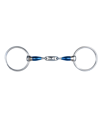 Sweet Iron snaffle, double jointed, anatomical.png
