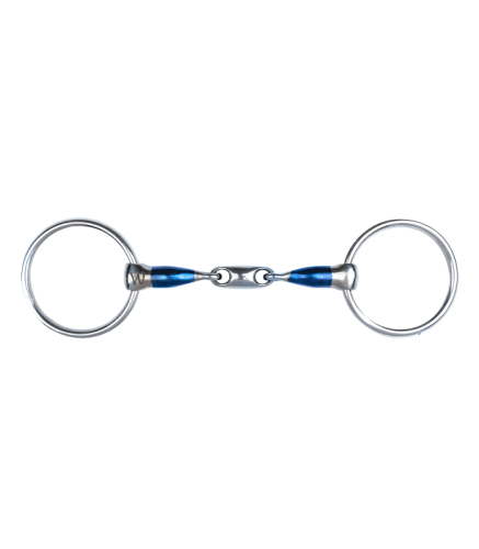 Przejdź do produktu Wędzidło anatomiczne WALDHAUSEN Sweet Iron, podwójnie łamane