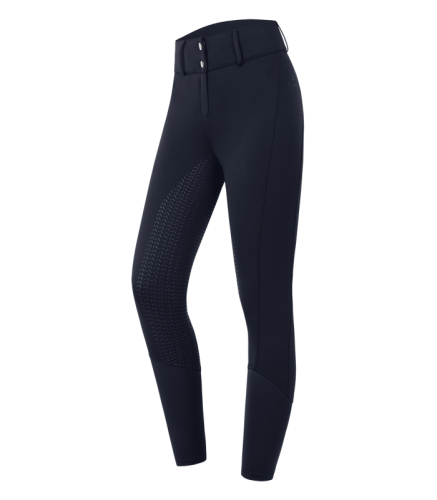 Przejdź do produktu Bryczesy damskie ELT Essential z wysokim stanem granatowe 