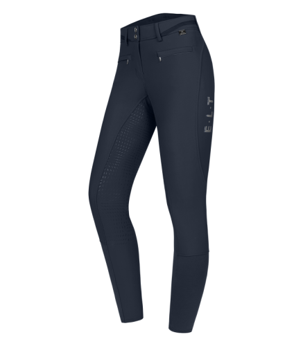 Przejdź do produktu Bryczesy ELT Maja Glam High Waist granatowy 