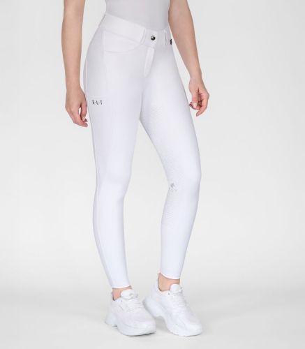 Przejdź do produktu Bryczesy ELT Comfort Ride Silicone białe 