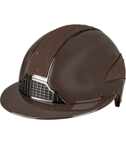 Przejdź do produktu Kask SWING Lady Spark brązowy połysk