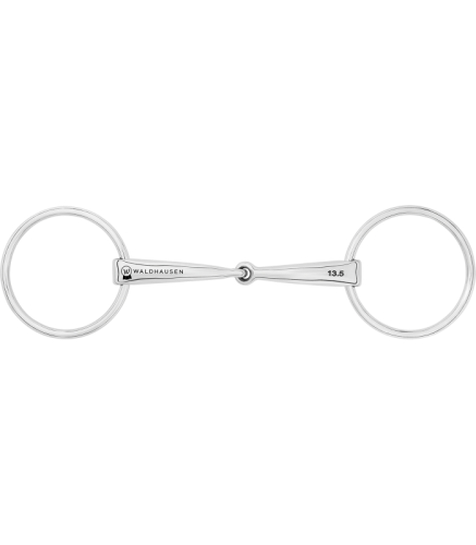 Przejdź do produktu Wędzidło anatomiczne WALDHAUSEN pojedynczo łamane ze stali nierdzewnej 16 mm 