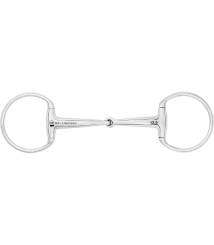 Przejdź do produktu Wędzidło WALDHAUSEN oliwkowe anatomiczne pojedynczo łamane ze stali nierdzewnej 16 mm 