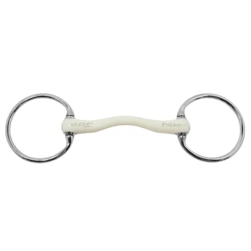 Przejdź do produktu Wędzidło oliwkowe STUBBEN 1302 Fine Line Flex 16mm