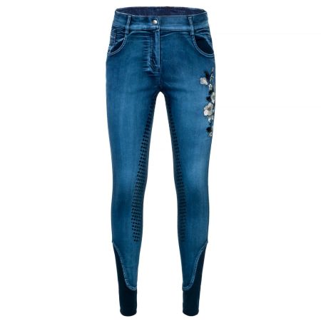 Bryczesy START AlbansDenimFullGrip damskie granat.jpg