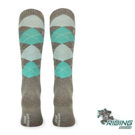 Podkolanówki jeździeckie COMODO SPDJC - szary