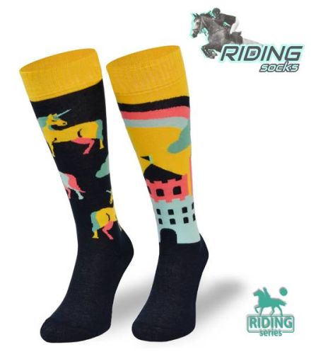 Przejdź do produktu Podkolanówki jeździeckie COMODO SJBW – jednorożec