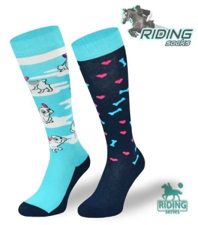 Podkolanówki jeździeckie COMODO SJBW – boxer