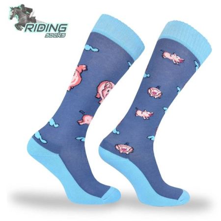 Podkolanówki jeździeckie COMODO SJBW – świnki 2.jpg