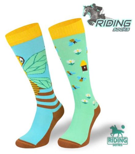 Przejdź do produktu Podkolanówki jeździeckie COMODO SJBW – pszczółki