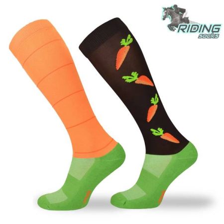 Podkolanówki jeździeckie COMODO SJP – marchewki